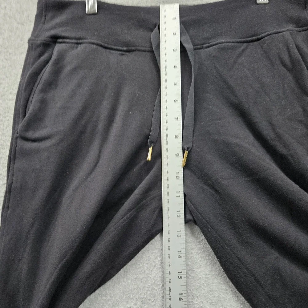 Lululemon Women Activewear Pants 10 Black Joggers High Rise Pockets 28